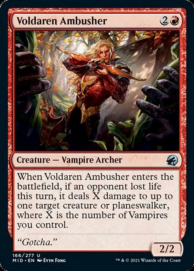 Voldaren Ambusher [Innistrad: Midnight Hunt] [Foil]