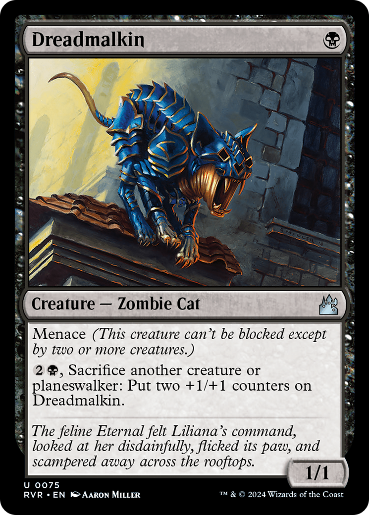 Dreadmalkin [Ravnica Remastered] [Foil]