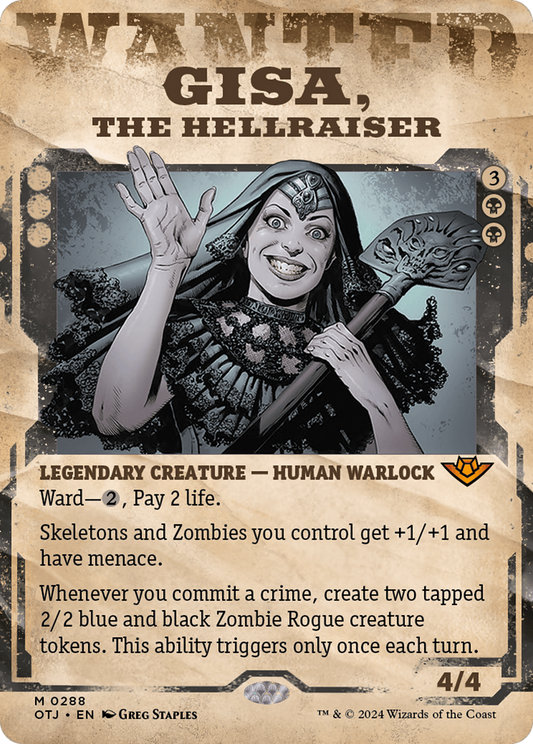 Gisa, the Hellraiser (Showcase) [Outlaws of Thunder Junction] [Foil]