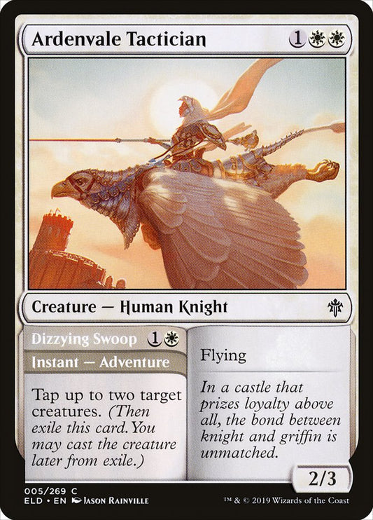 Ardenvale Tactician // Dizzying Swoop [Throne of Eldraine] [Foil]