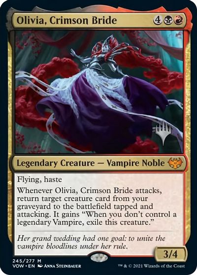 Olivia, Crimson Bride (Promo Pack) [Innistrad: Crimson Vow Promos] [Foil]