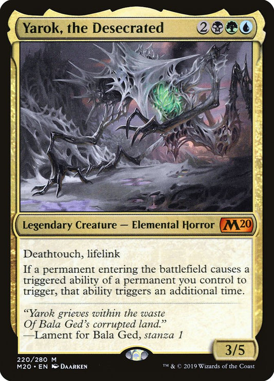 Yarok, the Desecrated [Core Set 2020] [Foil]