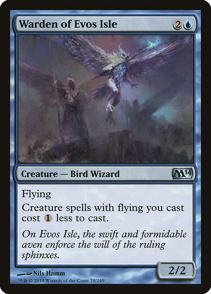 Warden of Evos Isle [Core Set 2014] [Foil]