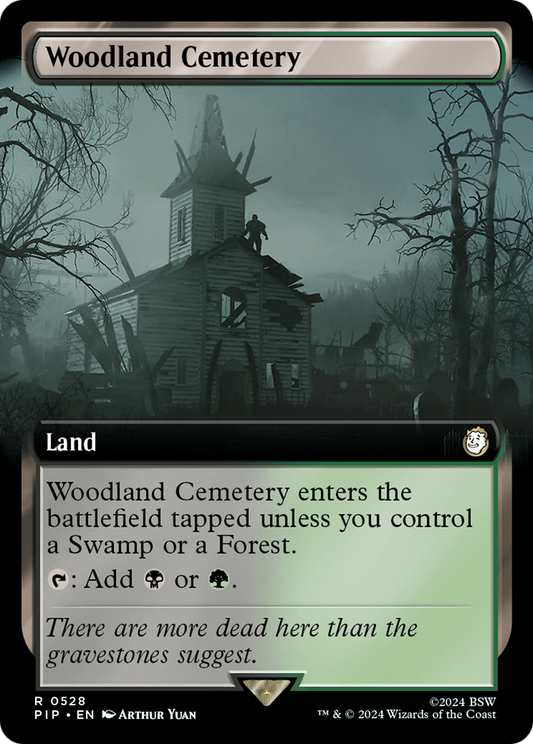 Woodland Cemetery (Extended Art) [Fallout] [Foil]