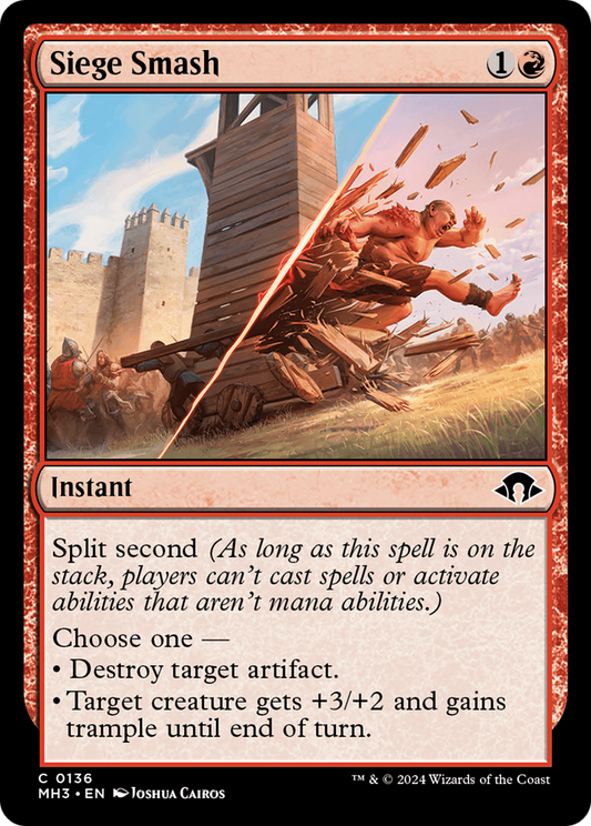 Siege Smash [Modern Horizons 3] [Foil]