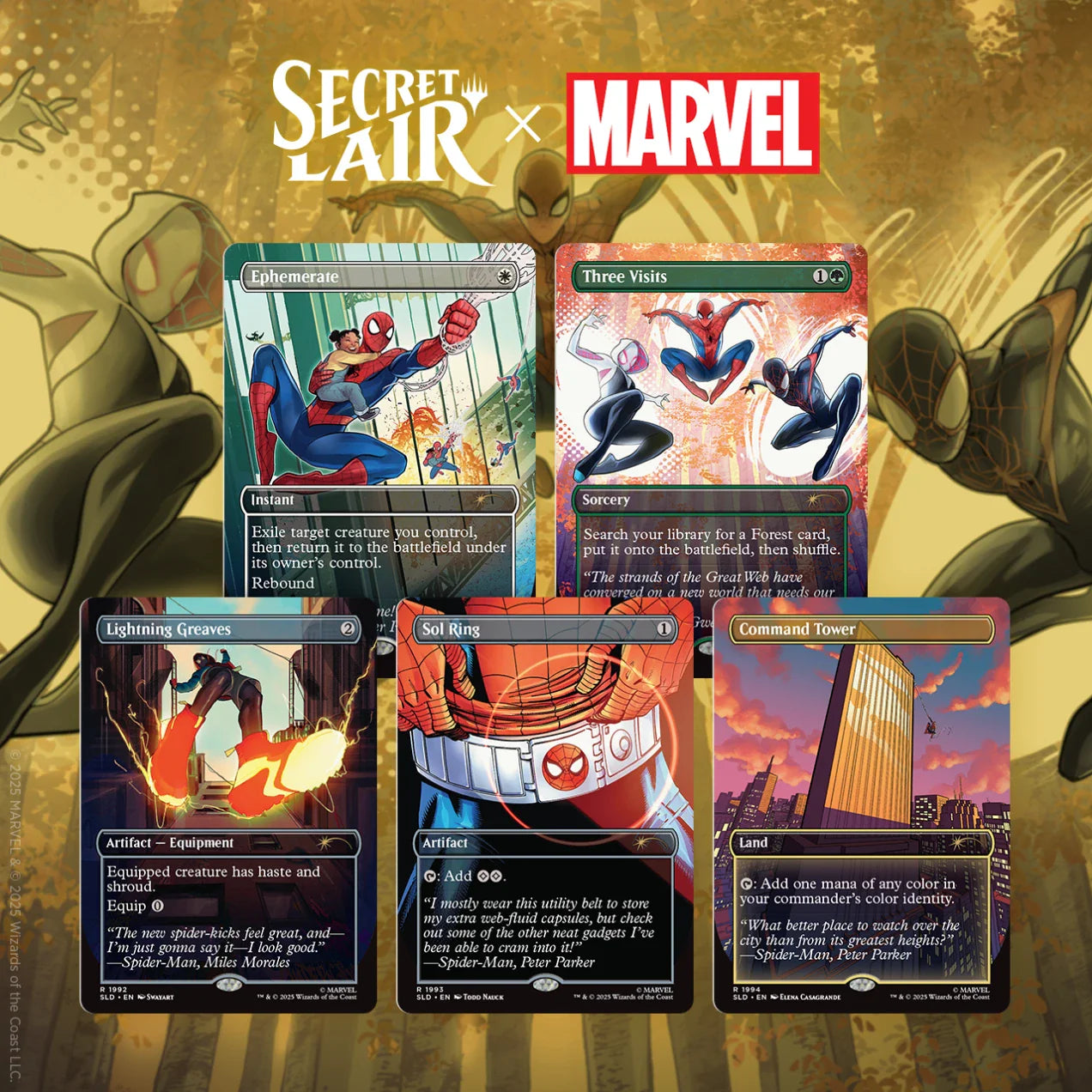 Secret Lair x Marvel's Spider-Man: Heroic Deeds Non- Foil
