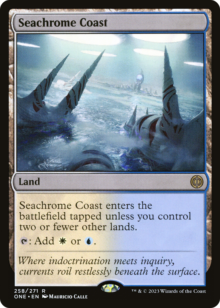 Seachrome Coast [Phyrexia: All Will Be One] [Foil]
