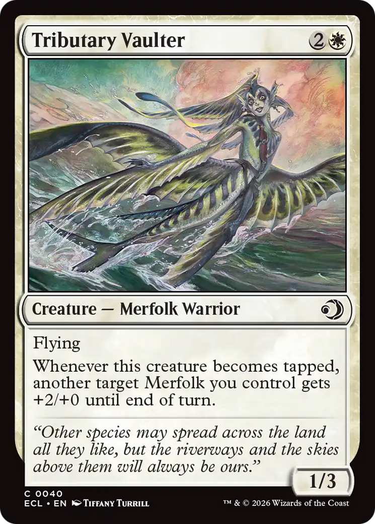 Tributary Vaulter [Lorwyn Eclipsed] [Foil]