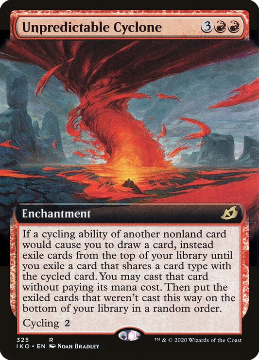 Unpredictable Cyclone (Extended Art) [Ikoria: Lair of Behemoths] [Foil]
