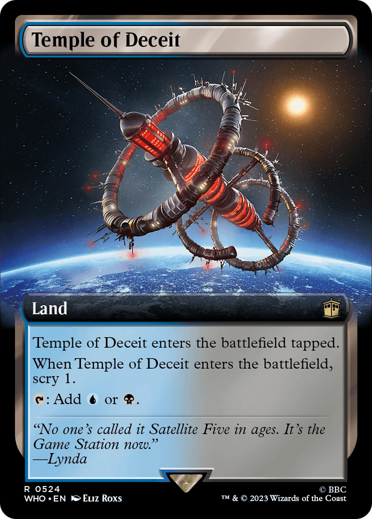 Temple of Deceit (Extended Art) [Doctor Who] [Foil]