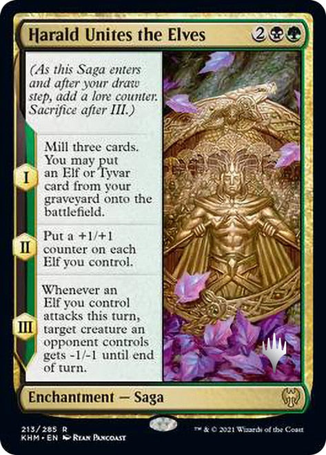 Harald Unites the Elves (Promo Pack) [Kaldheim Promos] [Foil]