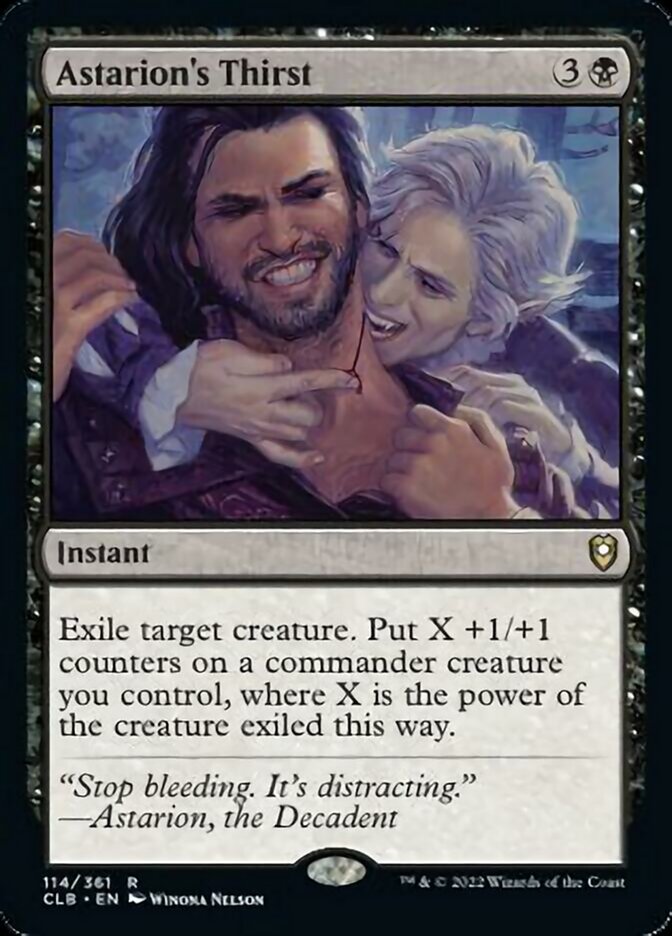 Astarion's Thirst [Commander Legends: Battle for Baldur's Gate] [Foil]