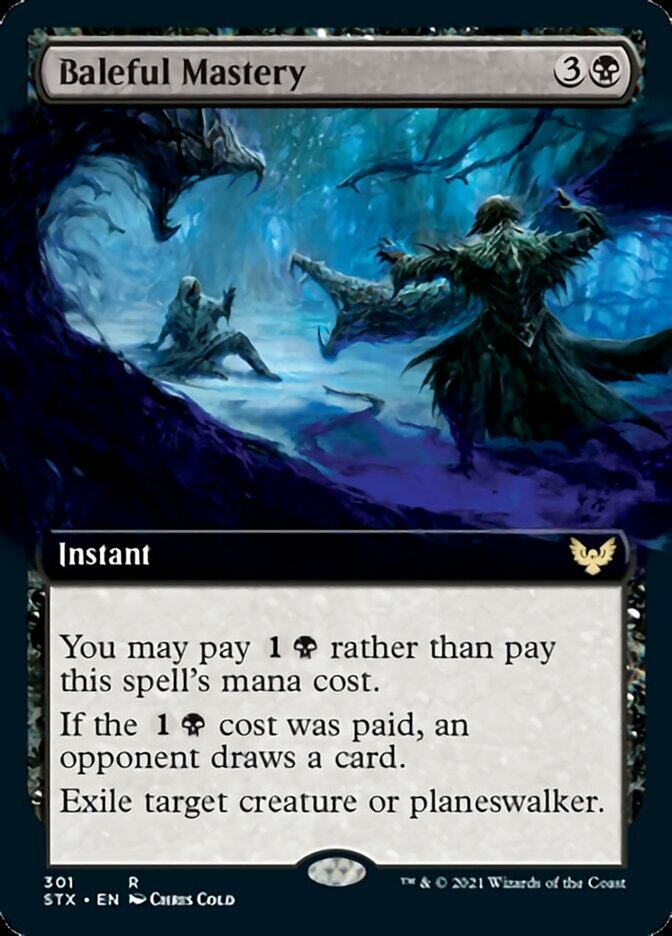 Baleful Mastery (Extended Art) [Strixhaven: School of Mages] [Foil]
