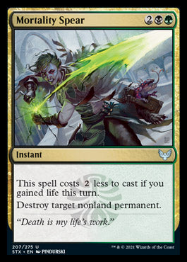 Mortality Spear [Strixhaven: School of Mages] [Foil]
