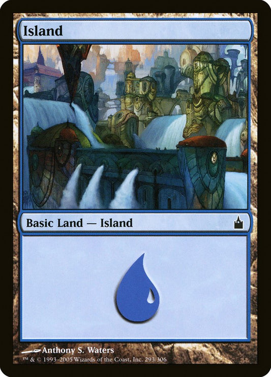 Island (293) [Ravnica: City of Guilds] [Foil]