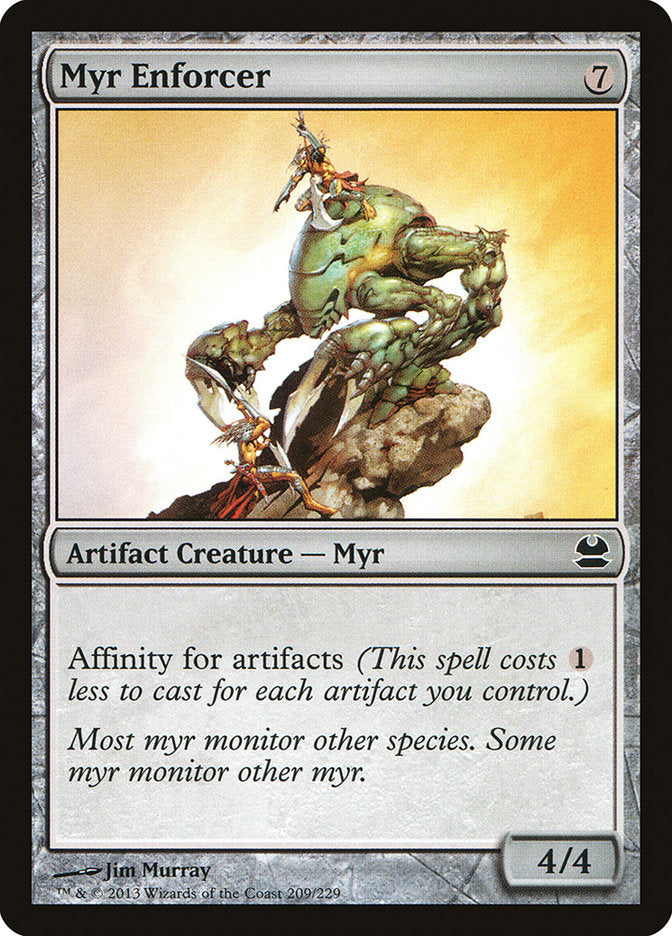 Myr Enforcer [Modern Masters] [Foil]