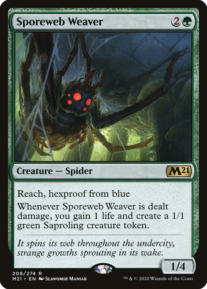 Sporeweb Weaver [Core Set 2021] [Foil]