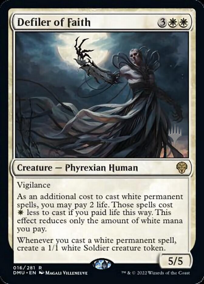 Defiler of Faith (Promo Pack) [Dominaria United Promos] [Foil]
