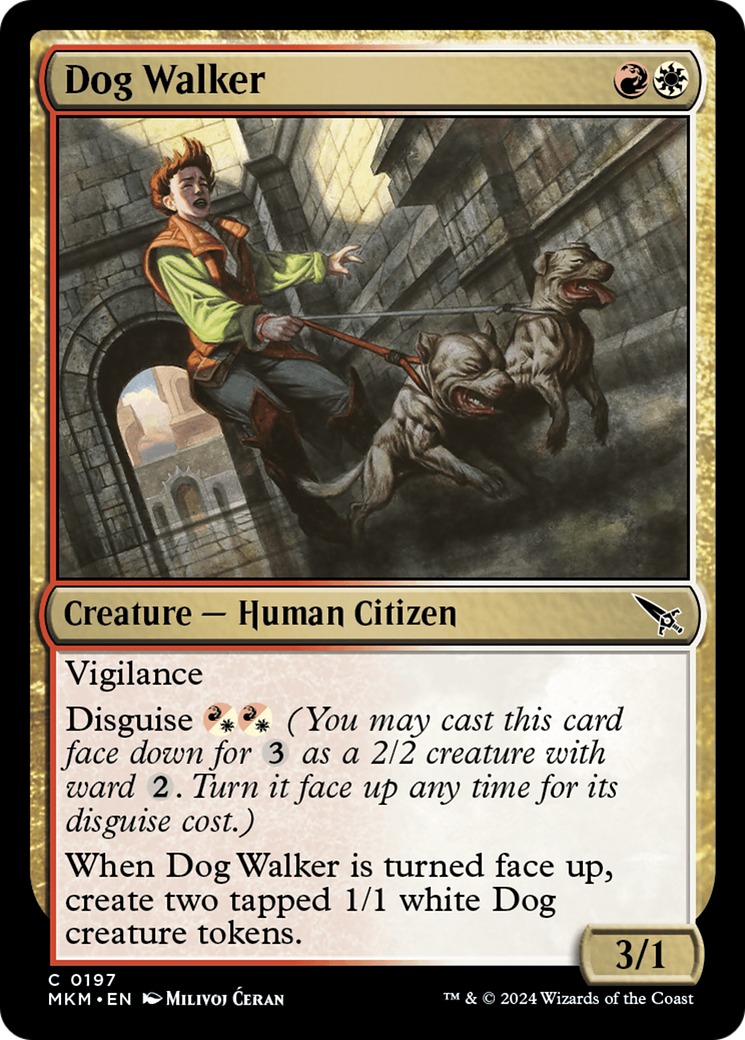 Dog Walker [Murders at Karlov Manor] [Foil]