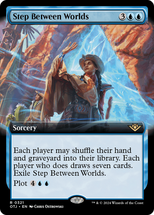 Step Between Worlds (Extended Art) [Outlaws of Thunder Junction] [Foil]