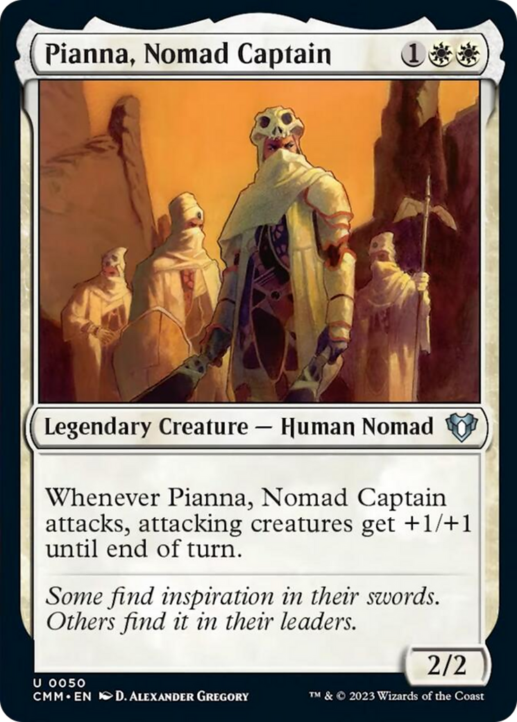 Pianna, Nomad Captain [Commander Masters] [Foil]
