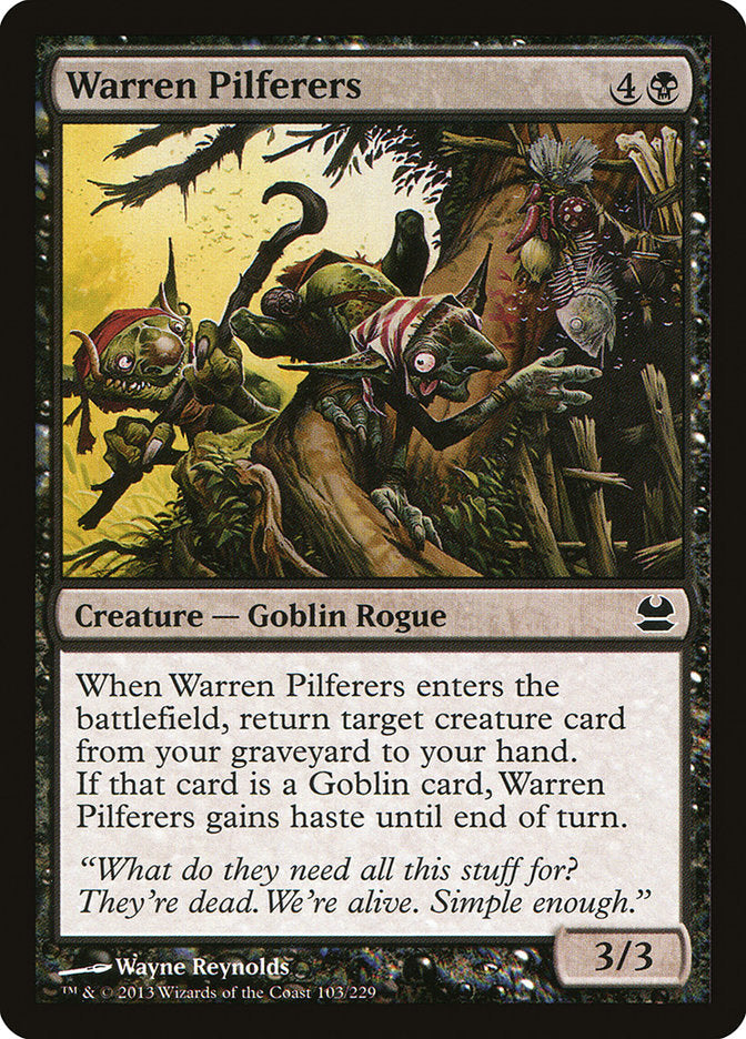 Warren Pilferers [Modern Masters] [Foil]