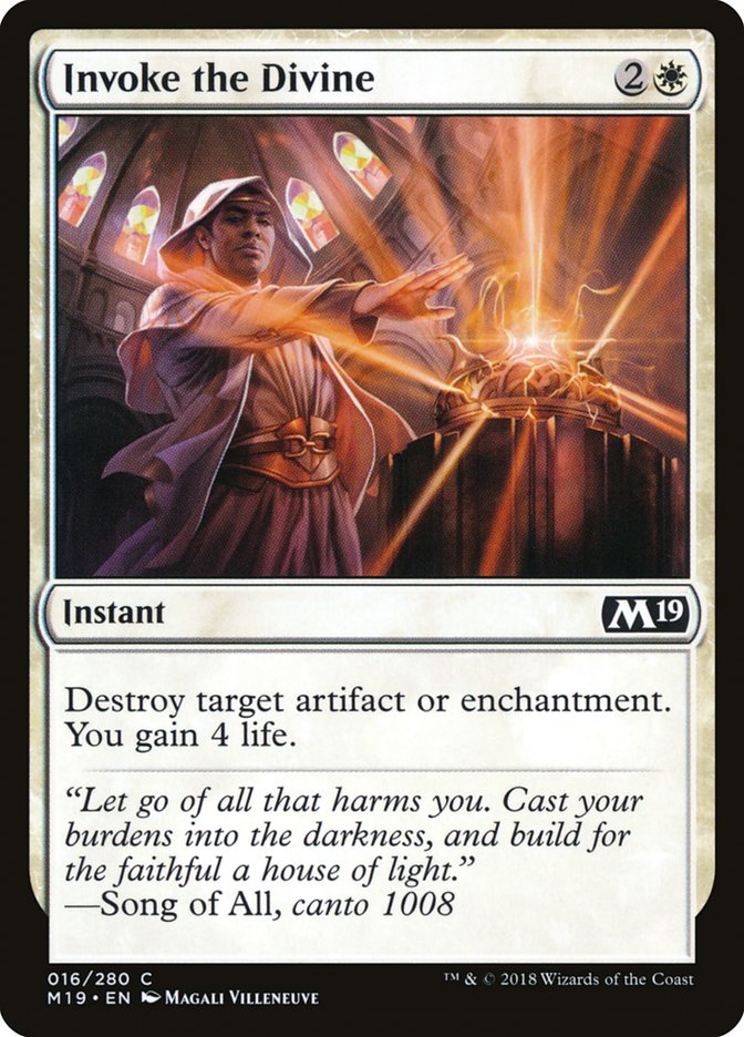 Invoke the Divine [Core Set 2019] [Foil]