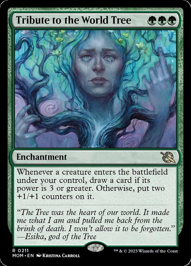 Tribute to the World Tree [March of the Machine] [Foil]