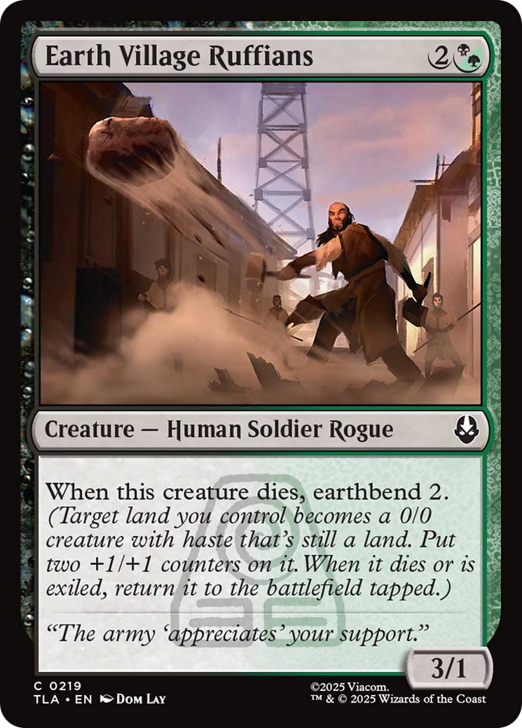 Earth Village Ruffians [Avatar: The Last Airbender] [Foil]