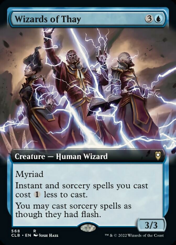 Wizards of Thay (Extended Art) [Commander Legends: Battle for Baldur's Gate] [Foil]