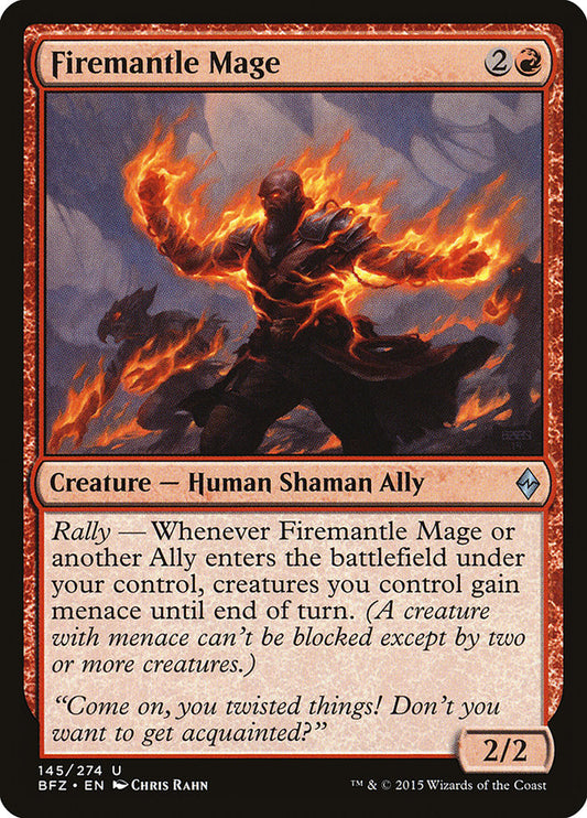 Firemantle Mage [Battle for Zendikar] [Foil]