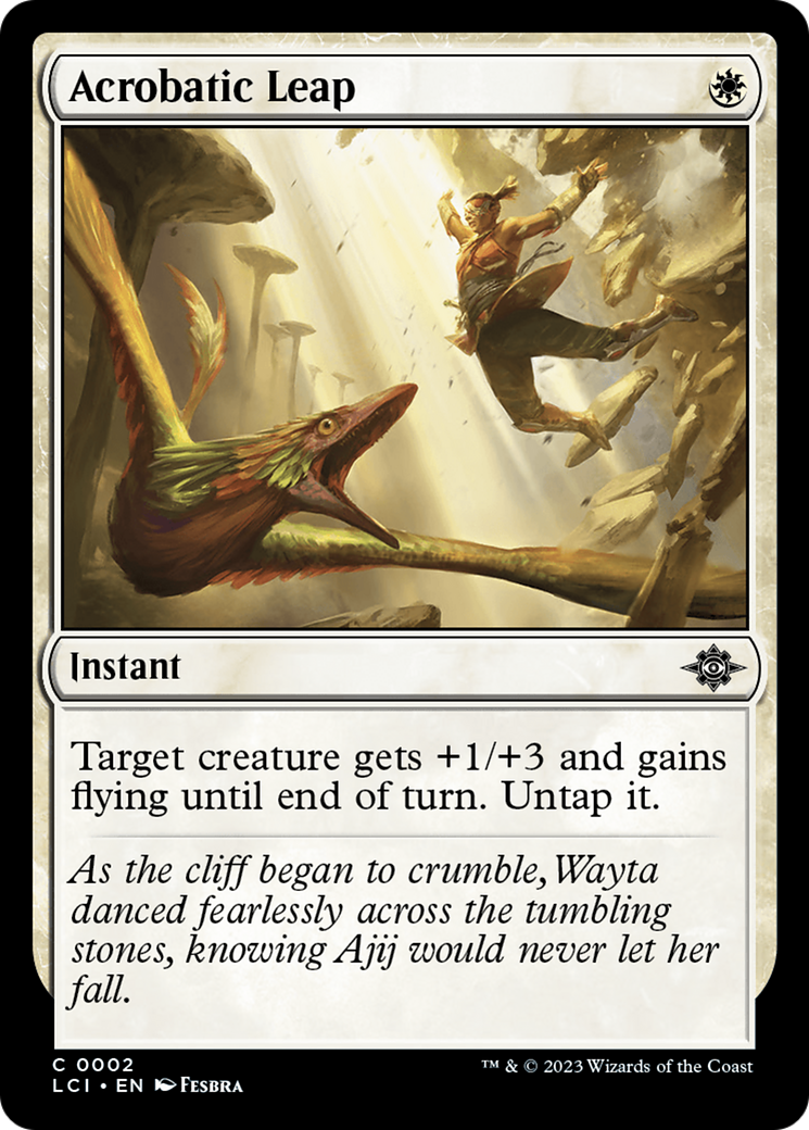 Acrobatic Leap [The Lost Caverns of Ixalan] [Foil]