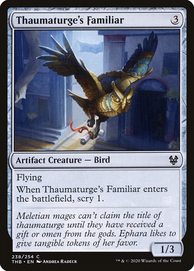 Thaumaturge's Familiar [Theros Beyond Death] [Foil]