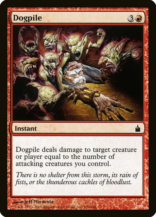 Dogpile [Ravnica: City of Guilds] [Foil]