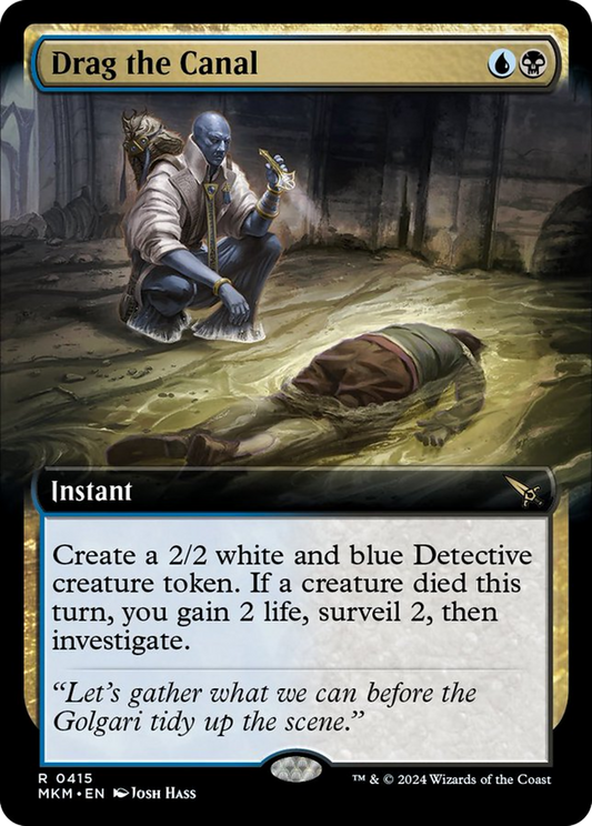 Drag the Canal (Extended Art) [Murders at Karlov Manor] [Foil]