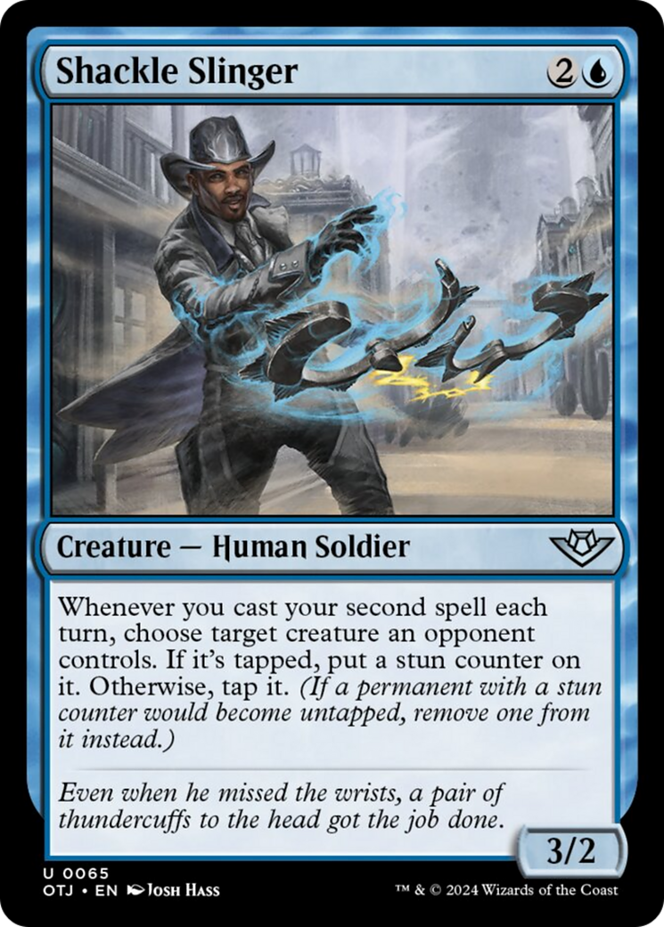 Shackle Slinger [Outlaws of Thunder Junction] [Foil]