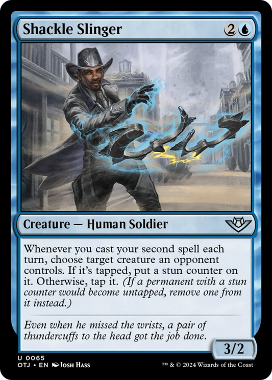 Shackle Slinger [Outlaws of Thunder Junction] [Foil]
