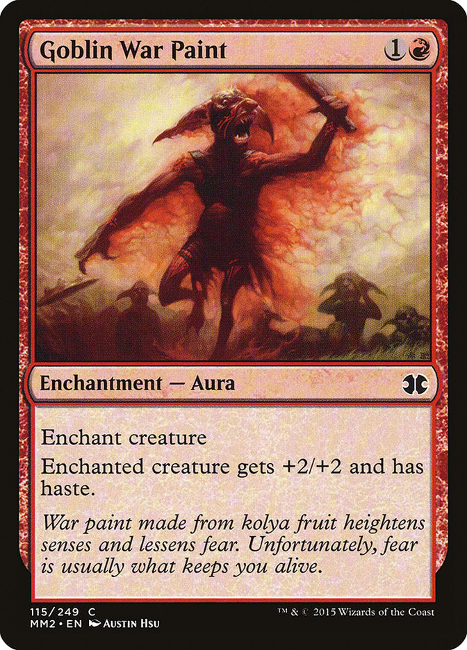 Goblin War Paint [Modern Masters 2015] [Foil]