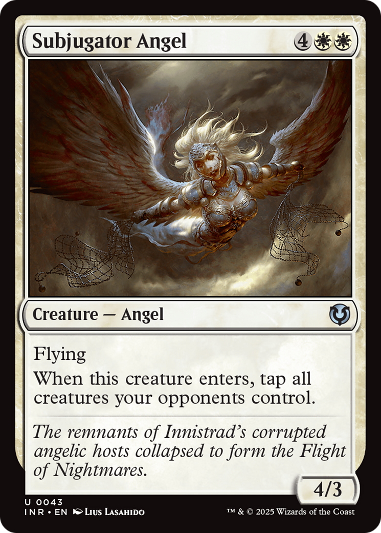 Subjugator Angel [Innistrad Remastered] [Foil]