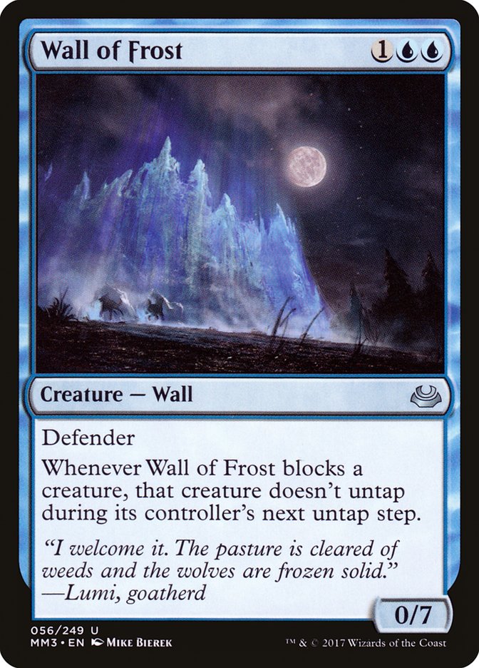 Wall of Frost [Modern Masters 2017] [Foil]