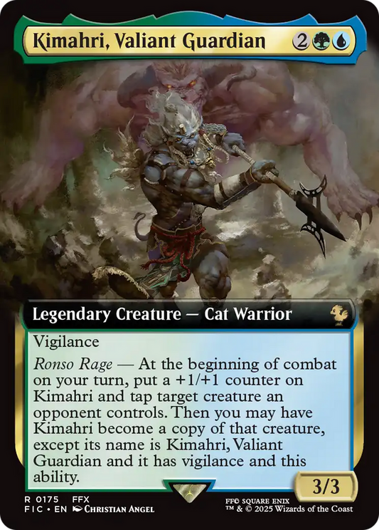 Kimahri, Valiant Guardian (Extended Art) [FINAL FANTASY Commander] [Foil]