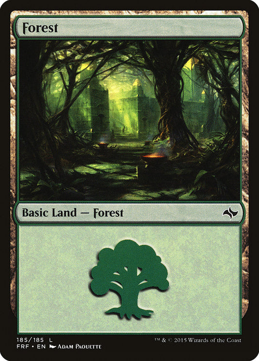 Forest (185) [Fate Reforged] [Foil]