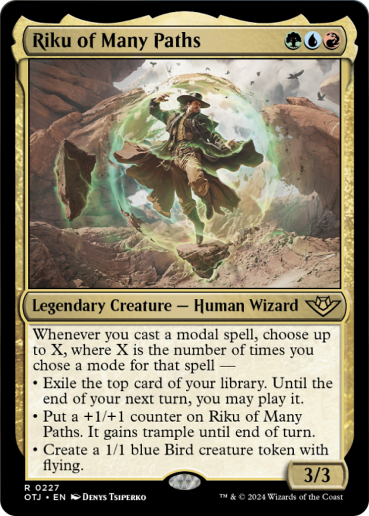 Riku of Many Paths [Outlaws of Thunder Junction] [Foil]
