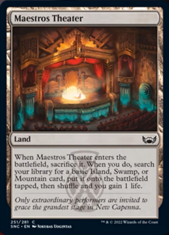 Maestros Theater [Streets of New Capenna] [Foil]