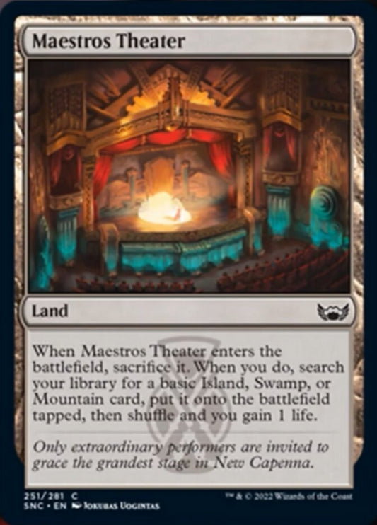 Maestros Theater [Streets of New Capenna] [Foil]