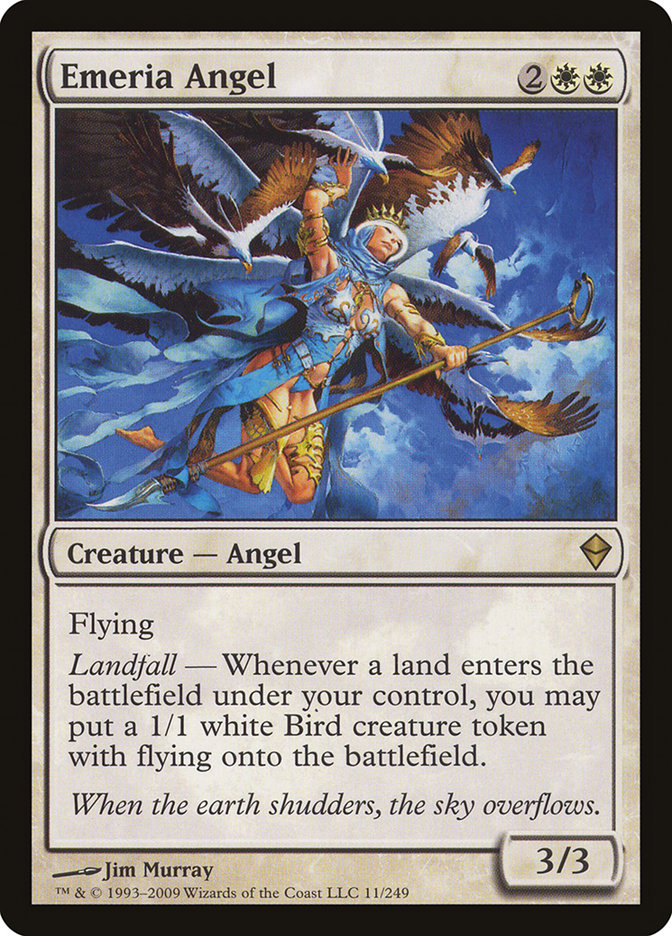 Emeria Angel [Zendikar] [Foil]