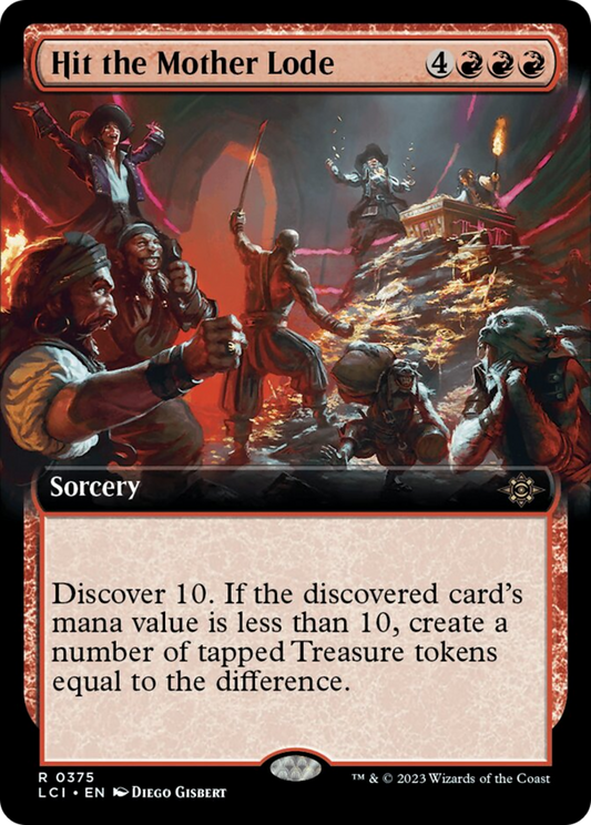 Hit the Mother Lode (Extended Art) [The Lost Caverns of Ixalan] [Foil]