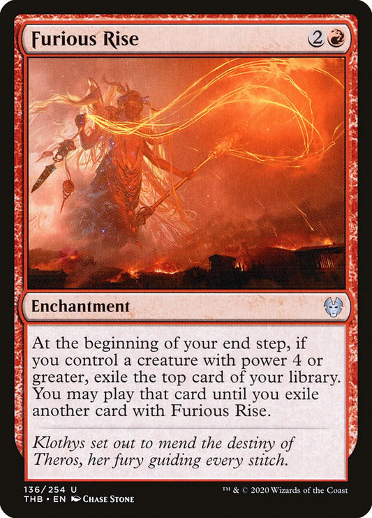 Furious Rise [Theros Beyond Death] [Foil]