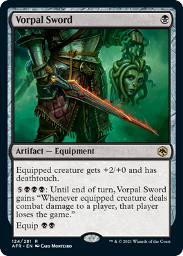 Vorpal Sword [Dungeons & Dragons: Adventures in the Forgotten Realms] [Foil]
