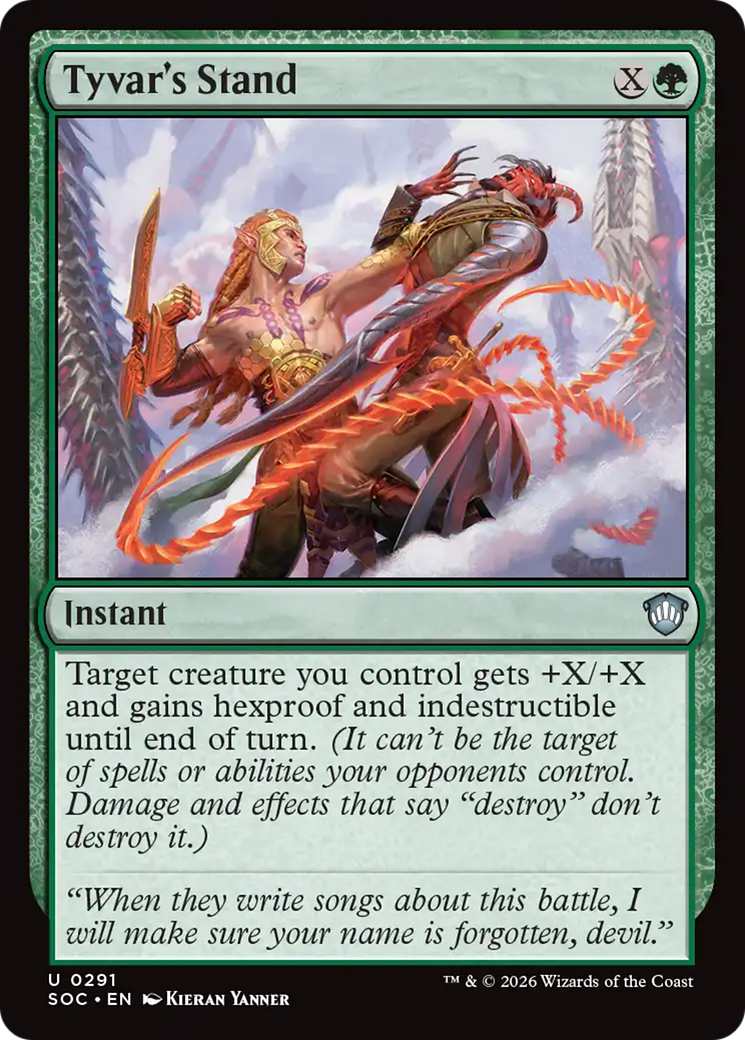 Tyvar's Stand [Secrets of Strixhaven Commander] [Foil]